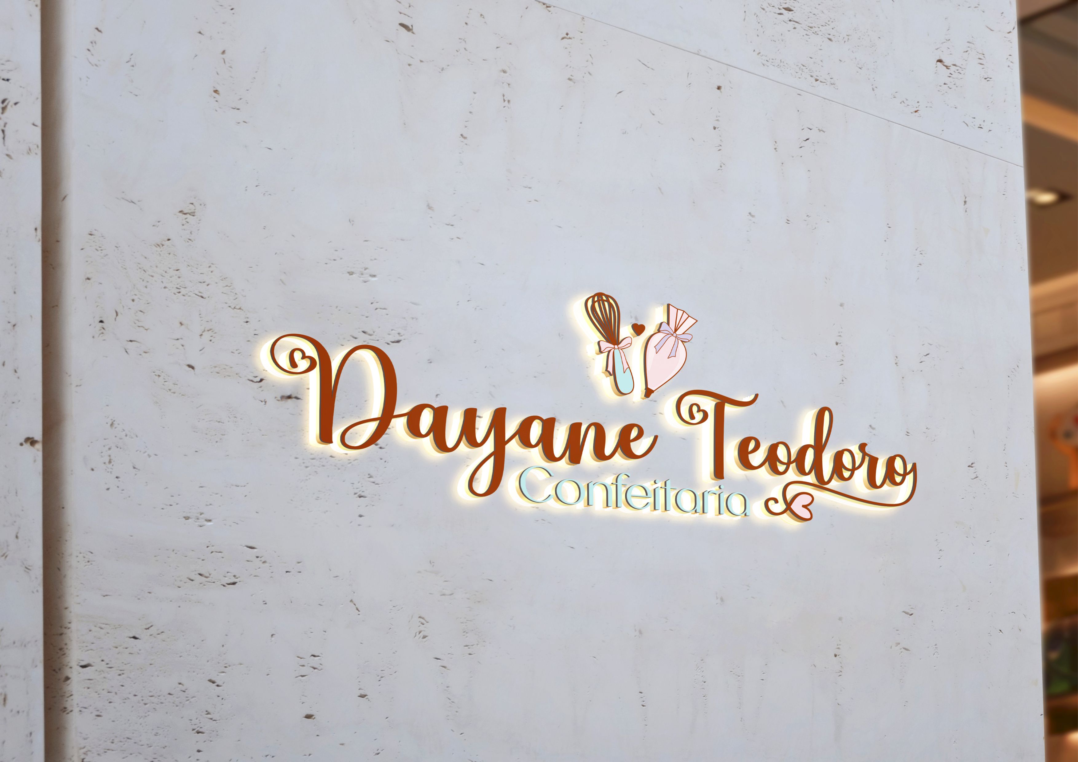 Logo da Confeitaria Dayane Teodoro